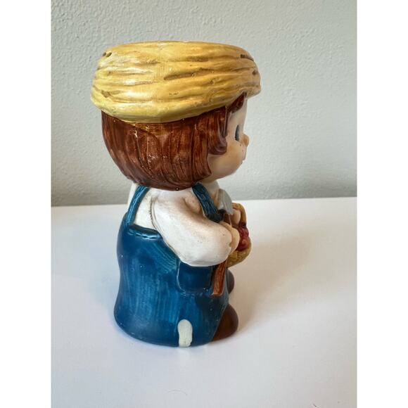 Vintage Ceramic Pig Soap Dispenser and Gardener Planter Pot Made in Japan - Picture 5 of 16